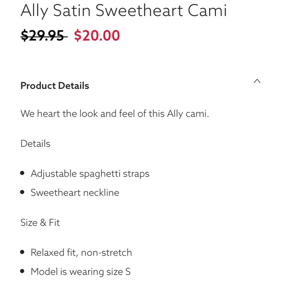 Dynamite Cami - Picture 4 of 4